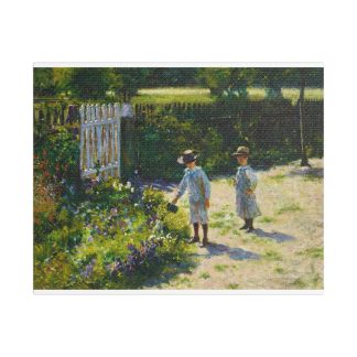 Garden Visit – Podkowiński | Canvas Print