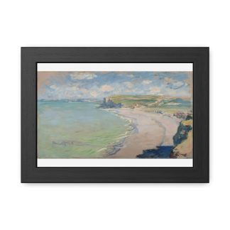 Cliffs near Pourville – Cloude Monet | Framed Poster