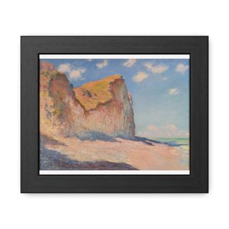 Cliffs near Étretat – Cloude Monet | Framed Poster