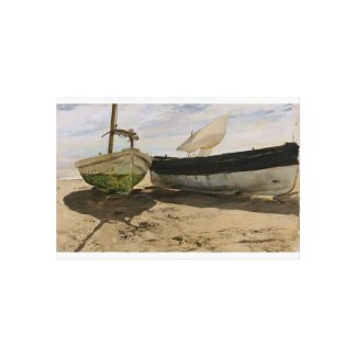 Beached Boats – Joaquín Sorolla | Fine Art Poster