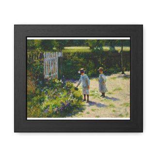 Garden Visit – Podkowiński | Framed Poster